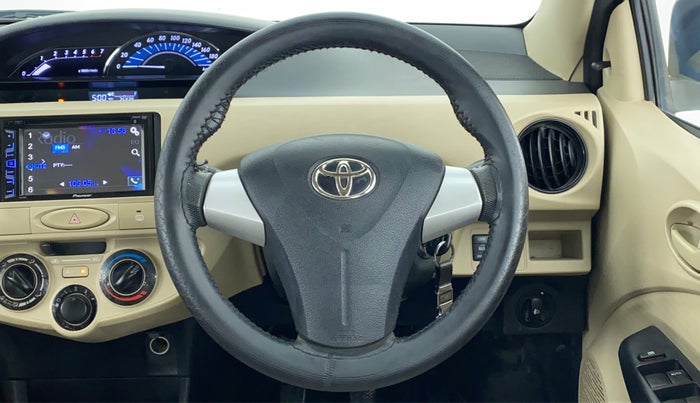 2017 Toyota Etios GX, Petrol, Manual, 25,915 km, Steering Wheel Close Up