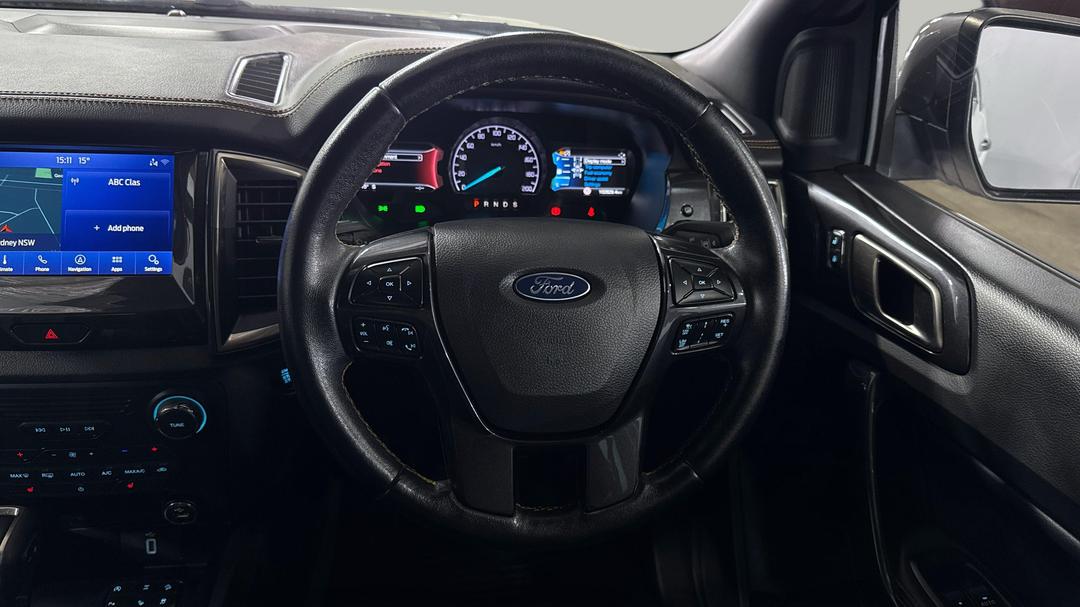 2021 Ford Ranger Wildtrak 2.0 (4x4), Automatic, 102829 km, Steering Wheel Close-up