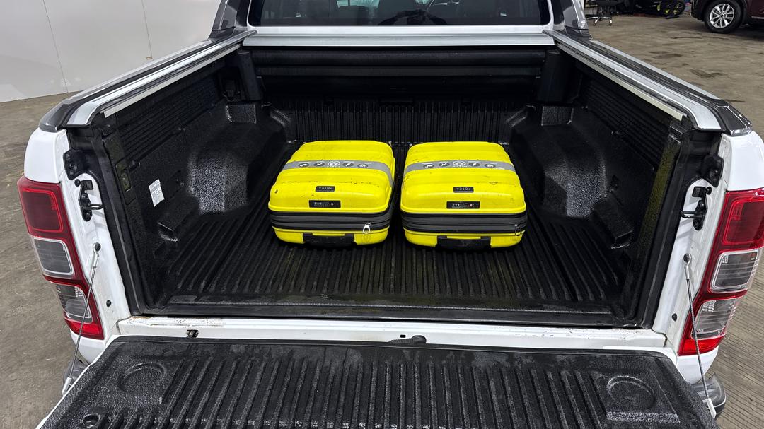 2021 Ford Ranger Wildtrak 2.0 (4x4), Automatic, 102829 km, Boot Inside View with Luggage