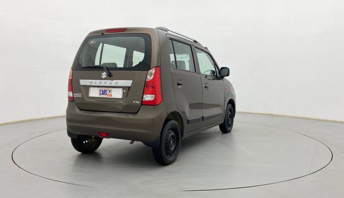 2013 Maruti Wagon R 1.0 VXI, Petrol, Manual, 1,23,745 km, Right Back Diagonal