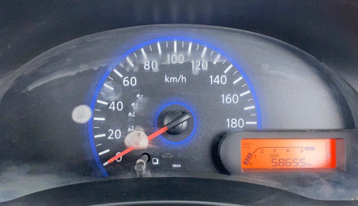 2015 Datsun Go T, Petrol, Manual, 58,481 km, Odometer Image