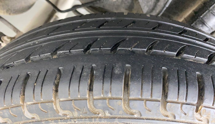 2015 Datsun Go T, Petrol, Manual, 58,481 km, Left Rear Tyre Tread