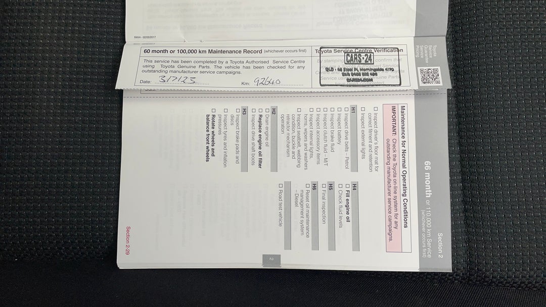 2017 Toyota RAV4 Gxl (4x4), Automatic, 92640 km, Service History