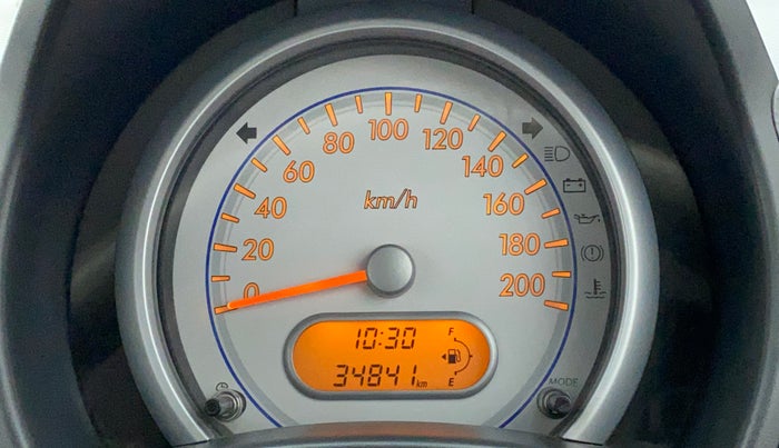 2013 Maruti Ritz VXI, Petrol, Manual, 34,840 km, Odometer Image