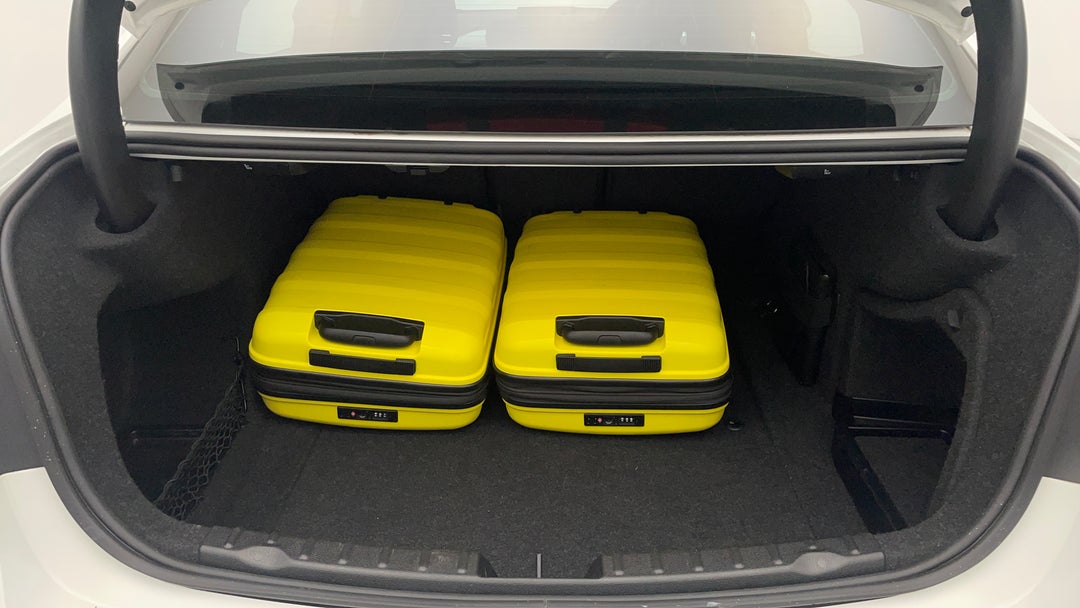 Boot Inside View with Luggage