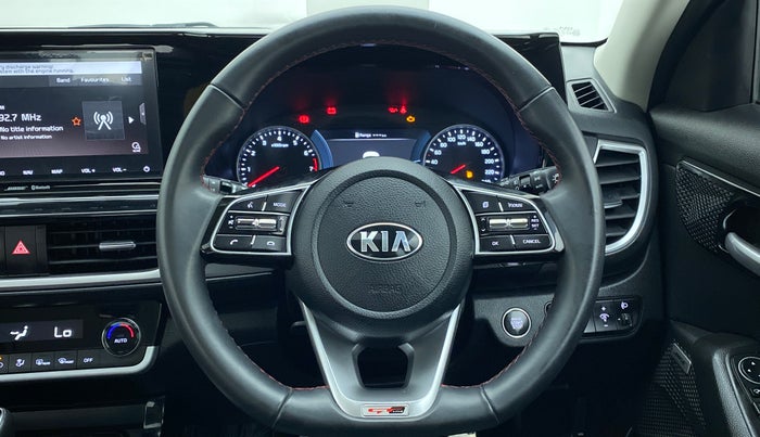 2020 KIA SELTOS GTX+ 1.4 MT, Petrol, Manual, 21,965 km, Steering Wheel Close Up