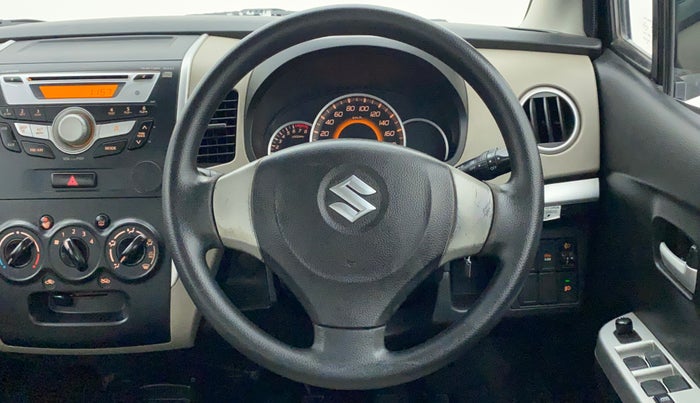 2015 Maruti Wagon R 1.0 VXI, Petrol, Manual, 53,302 km, Steering Wheel Close Up