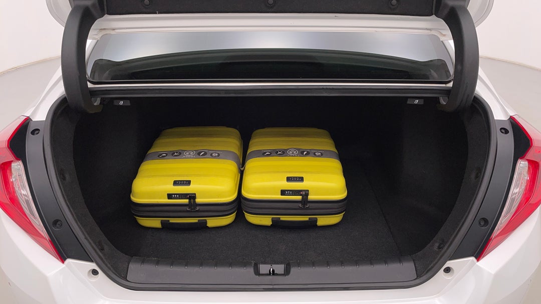 Boot Inside View with Luggage