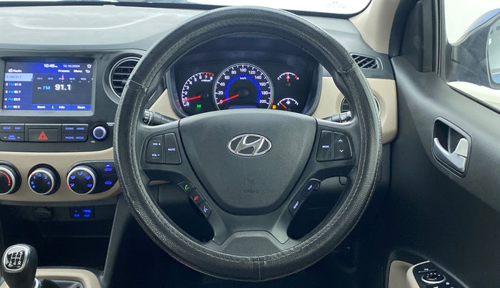 2019 Hyundai Grand i10 SPORTZ 1.2 KAPPA VTVT, Petrol, Manual, 60,190 km, Steering Wheel Close Up