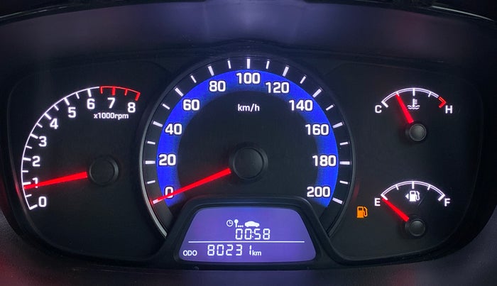 2014 Hyundai Xcent S 1.2, Petrol, Manual, 80,231 km, Odometer Image