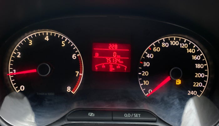 2013 Volkswagen Polo HIGHLINE1.2L, Petrol, Manual, 75,133 km, Odometer Image