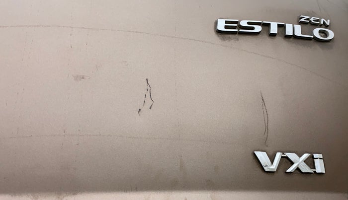 2011 Maruti Zen Estilo VXI, Petrol, Manual, 50,571 km, Dicky (Boot door) - Slightly dented