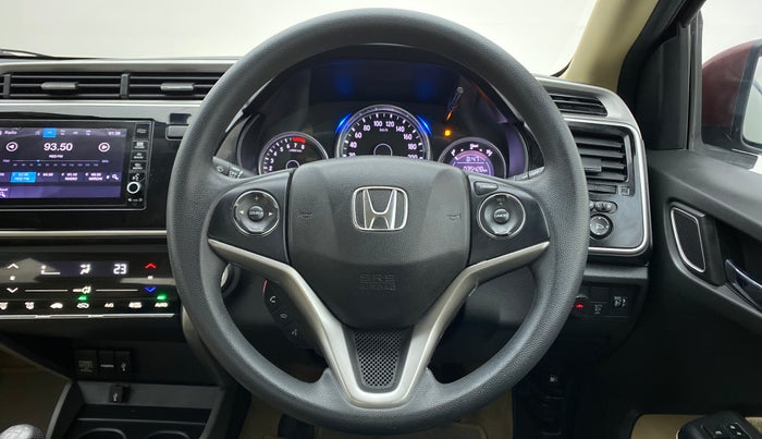 2018 Honda City V MT PETROL, CNG, Manual, 35,528 km, Steering Wheel Close Up