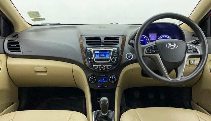 2015 Hyundai Verna FLUIDIC 4S 1.6 VTVT S(O), CNG, Manual, 70,248 km, Dashboard