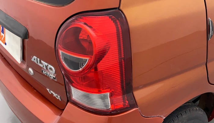 2010 Maruti Alto K10 VXI, Petrol, Manual, 83,263 km, Right tail light - Minor damage