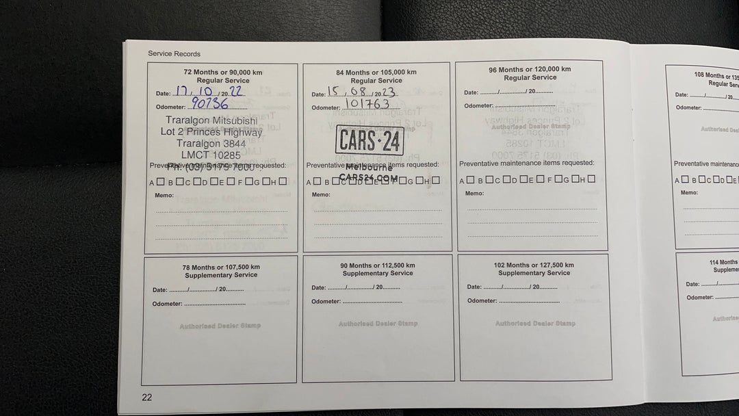 2017 Mitsubishi Eclipse Cross Exceed (2wd), Automatic, 101763 km, Service History