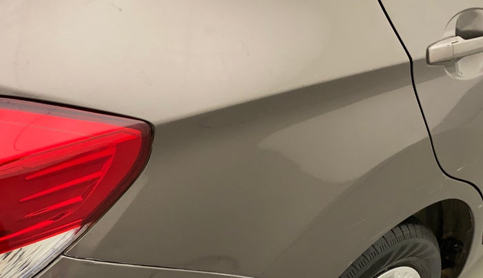 2015 Honda Amaze 1.2L I-VTEC S, Petrol, Manual, 35,598 km, Right quarter panel - Slightly dented