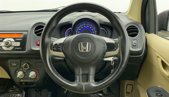 2015 Honda Amaze 1.2L I-VTEC S, Petrol, Manual, 35,598 km, Steering Wheel Close Up