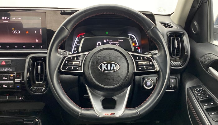 2020 KIA SONET GTX + 1.0 IMT, Petrol, Manual, 13,021 km, Steering Wheel Close Up