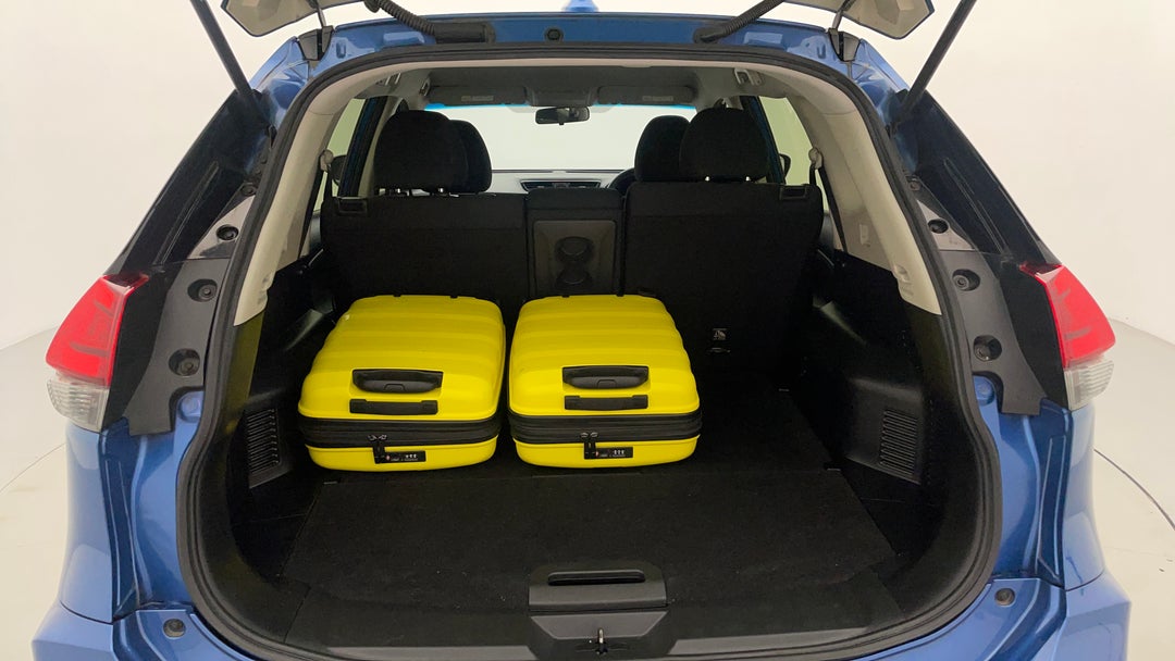 Boot Inside View with Luggage