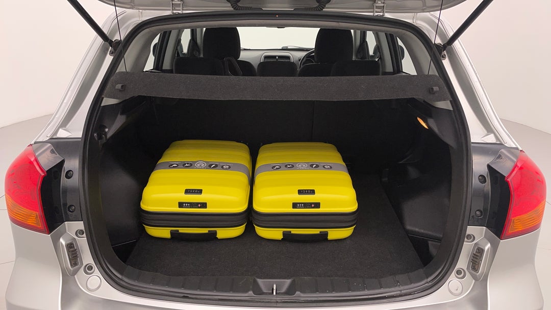 Boot Inside View with Luggage