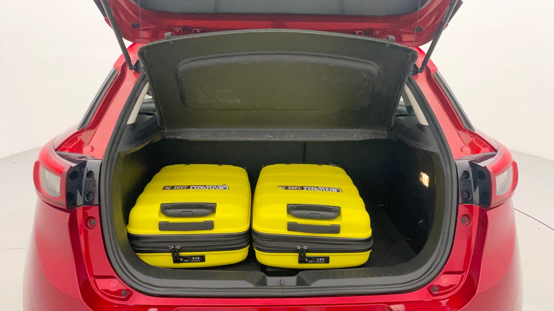 Boot Inside View with Luggage