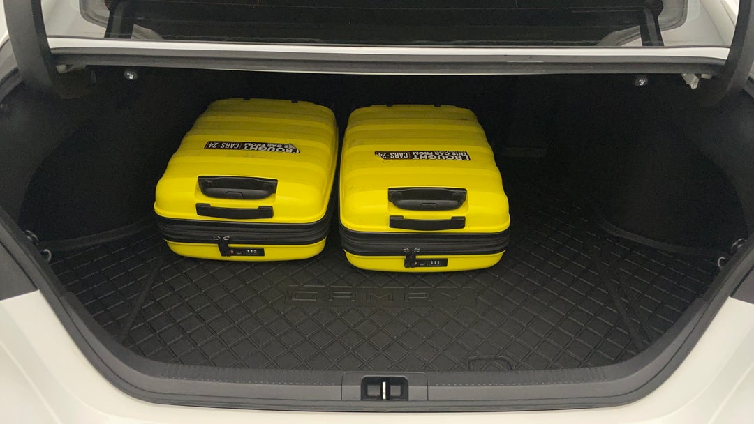 Boot Inside View with Luggage