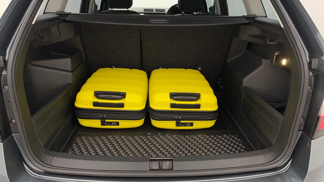 Boot Inside View with Luggage
