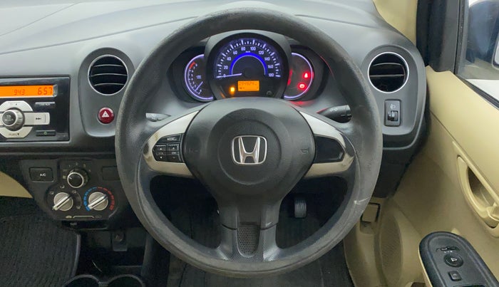 2015 Honda Amaze 1.2L I-VTEC S, Petrol, Manual, 94,923 km, Steering Wheel Close Up