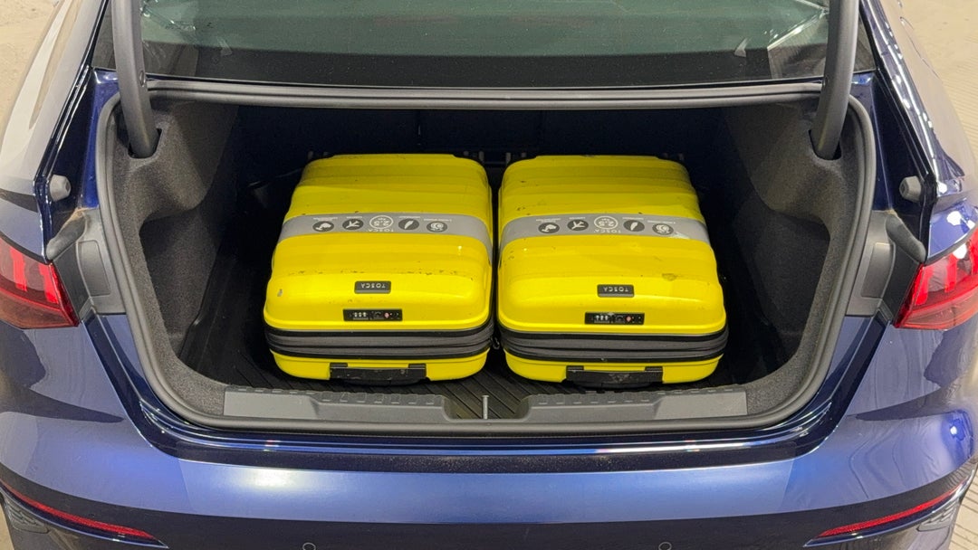 Boot Inside View with Luggage