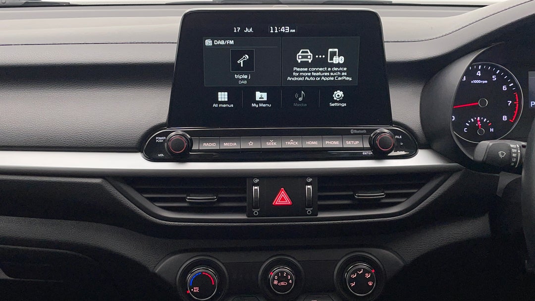 2020 Kia Cerato S, Automatic, 50565 km, Center Console