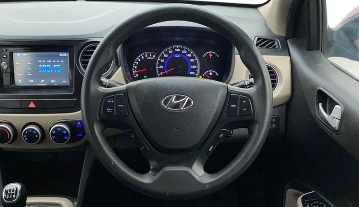 2016 Hyundai Grand i10 SPORTZ 1.2 KAPPA VTVT, Petrol, Manual, 82,347 km, Steering Wheel Close Up