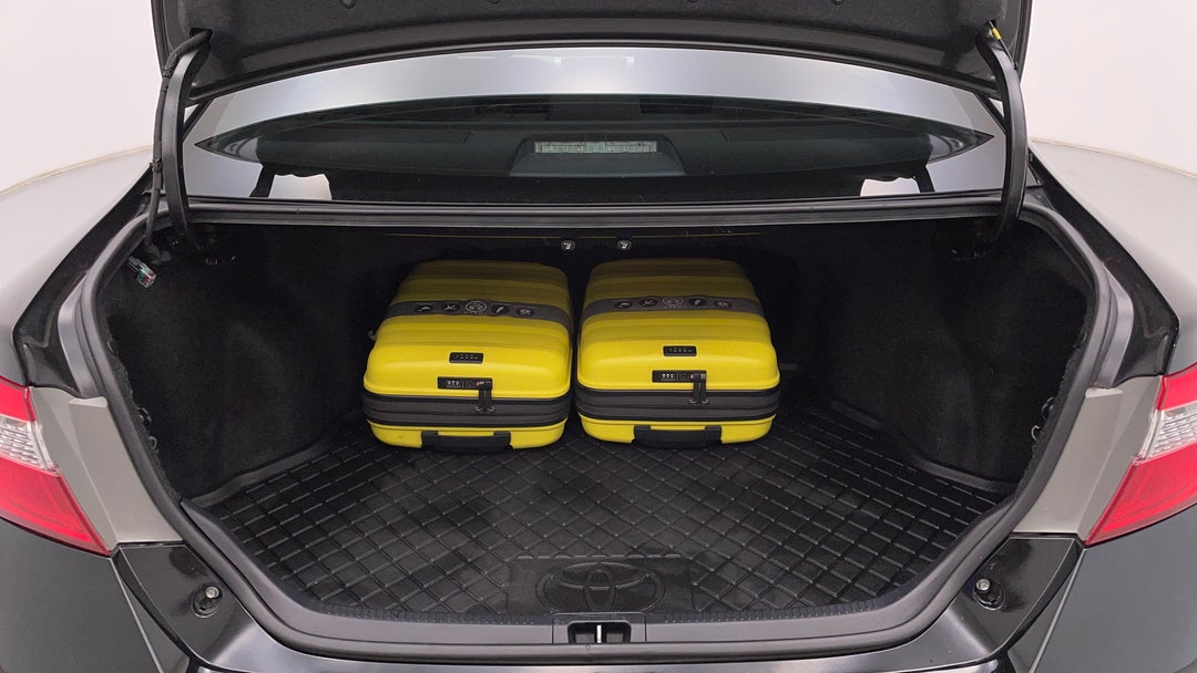 Boot Inside View with Luggage