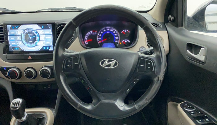 2016 Hyundai Grand i10 ASTA 1.2 KAPPA VTVT, Petrol, Manual, 97,399 km, Steering Wheel Close Up