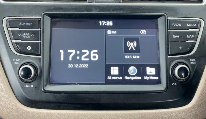 2018 Hyundai Elite i20 ASTA 1.2, CNG, Manual, 31,003 km, Infotainment System