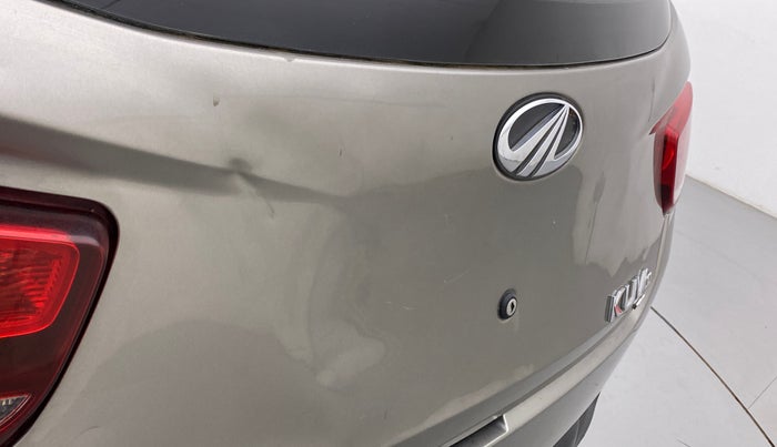 2017 Mahindra Kuv100 K4 6 STR, Petrol, Manual, 49,453 km, Dicky (Boot door) - Slightly dented