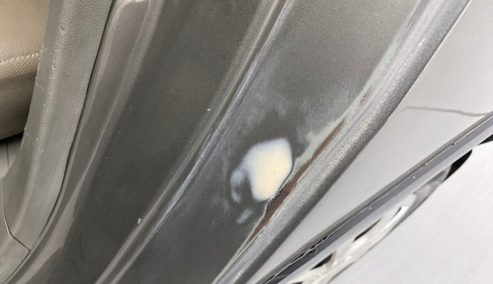 2017 Mahindra Kuv100 K4 6 STR, Petrol, Manual, 49,453 km, Left C pillar - Slight discoloration