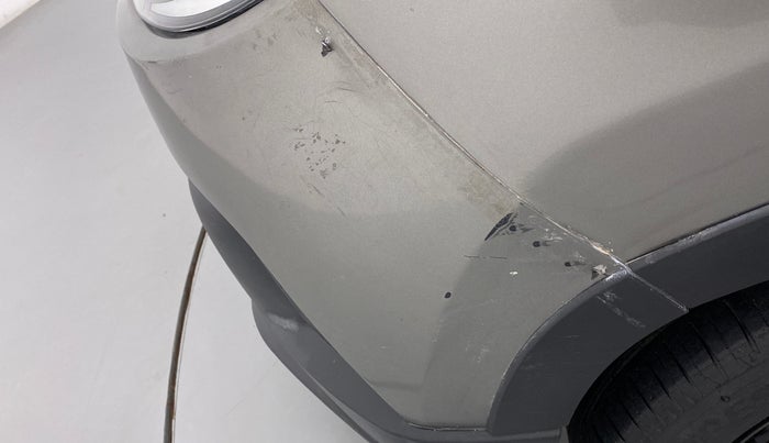 2017 Mahindra Kuv100 K4 6 STR, Petrol, Manual, 49,453 km, Front bumper - Repaired