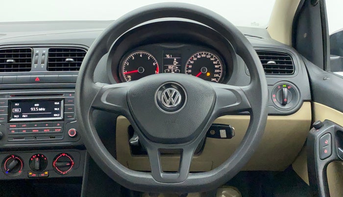 2017 Volkswagen Ameo COMFORTLINE 1.2L, Petrol, Manual, 65,371 km, Steering Wheel Close Up