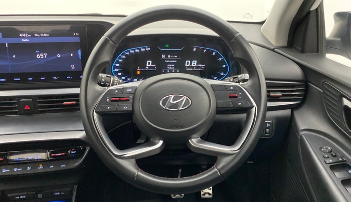 2020 Hyundai NEW I20 Asta 1.0 GDI Turbo IMT, Petrol, Manual, 18,872 km, Steering Wheel Close Up
