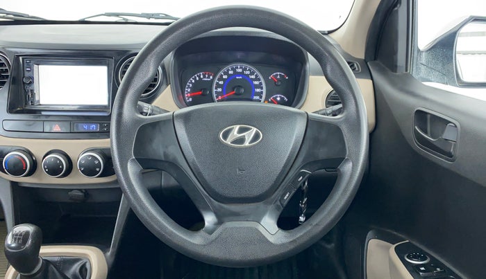 2016 Hyundai Grand i10 MAGNA 1.2 VTVT, Petrol, Manual, 23,914 km, Steering Wheel Close Up