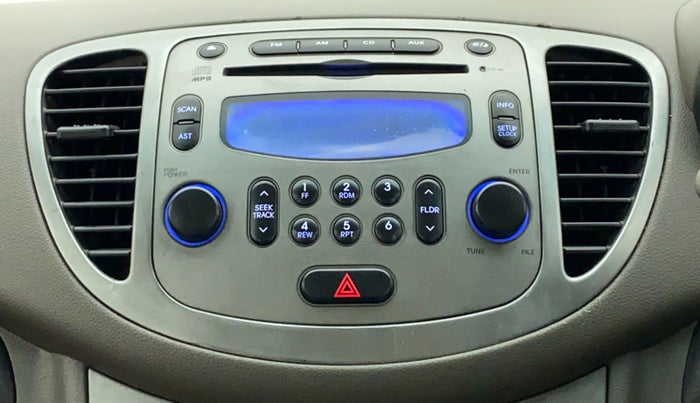 2010 Hyundai i10 SPORTZ 1.2 AT, Petrol, Automatic, 89,603 km, Infotainment system - Display is damaged