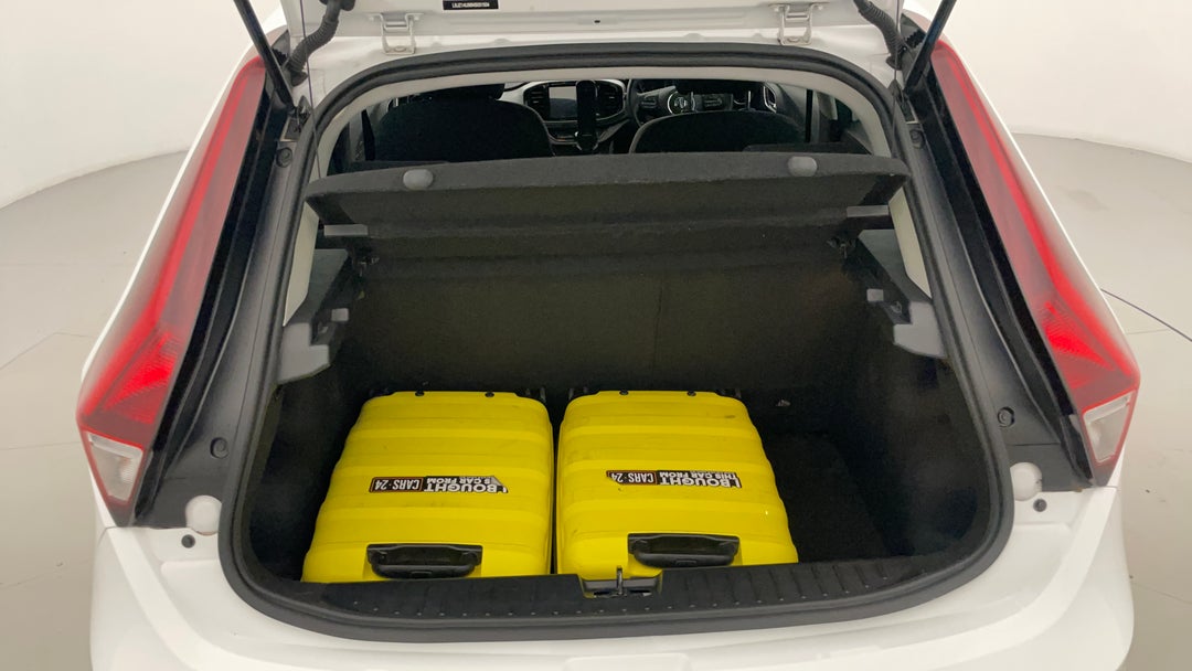 Boot Inside View with Luggage