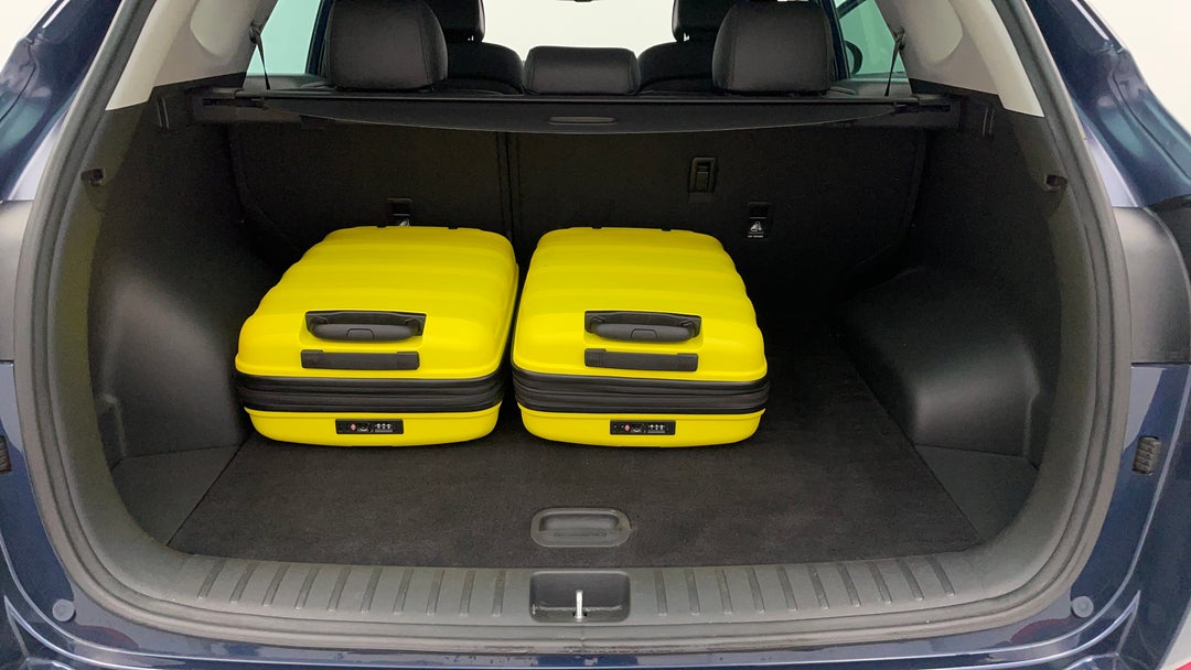 Boot Inside View with Luggage