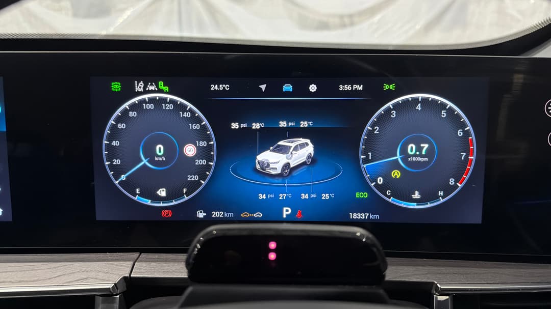 2025 Chery Tiggo 8 Pro Max Ultimate AWD, Automatic, 18337 km, Odometer View