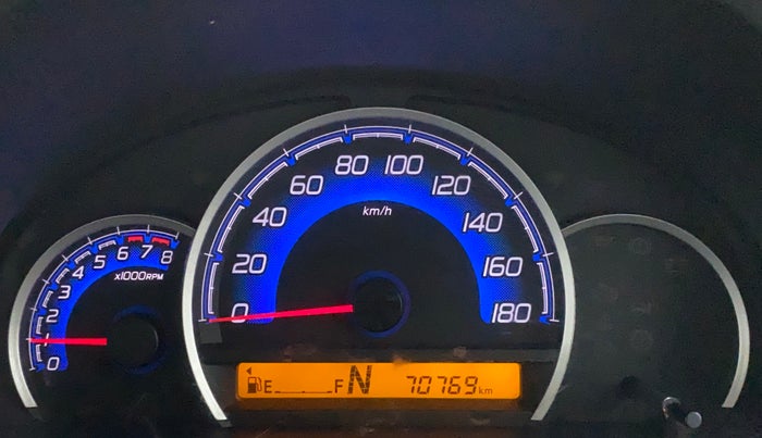 2017 Maruti Wagon R 1.0 VXI (O) AMT, Petrol, Automatic, 70,769 km, Odometer Image