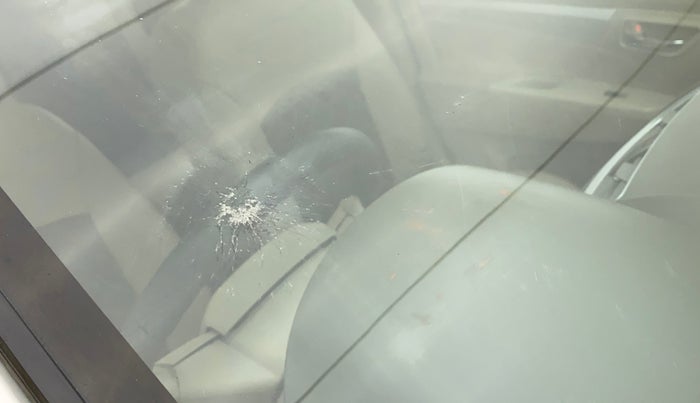 2014 Maruti Ertiga VXI ABS, Petrol, Manual, 50,906 km, Front windshield - Minor spot on windshield