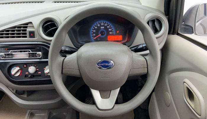 2016 Datsun Redi Go T, Petrol, Manual, 21,942 km, Steering Wheel Close-up