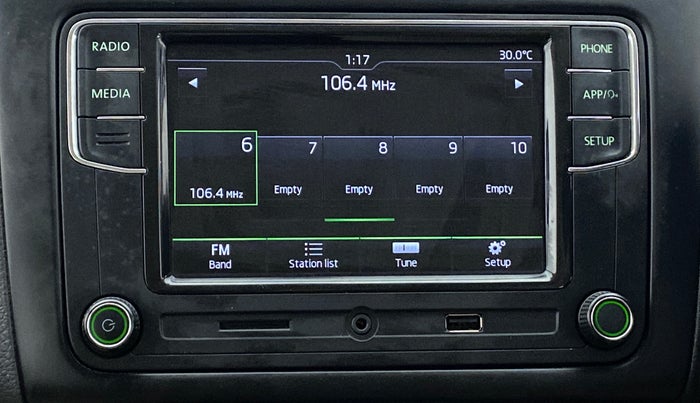 2018 Skoda Rapid Style 1.5 TDI AT, Diesel, Automatic, 82,091 km, Infotainment System