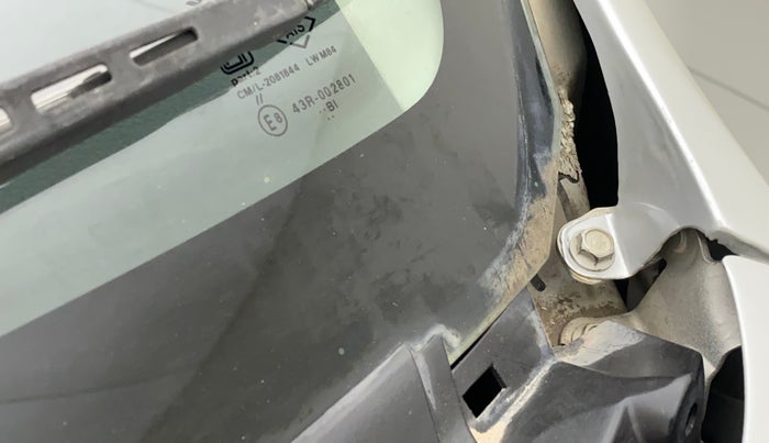 2018 Maruti Wagon R 1.0 LXI CNG, CNG, Manual, 78,223 km, Bonnet (hood) - Cowl vent panel has minor damage